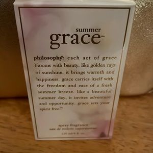 Philosophy  summer grace spray perfume. 4fl oz new never opened.